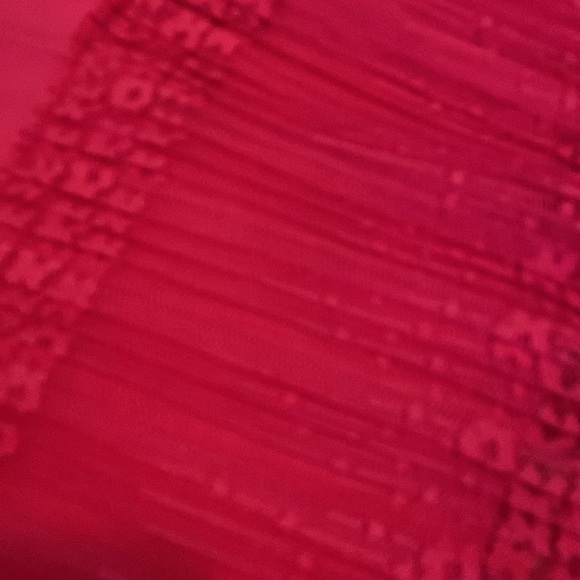 LOGO by Lori Goldstein Rayon 230 Dress Broomstick Lace Wild Berry Small Petite - Picture 15 of 15